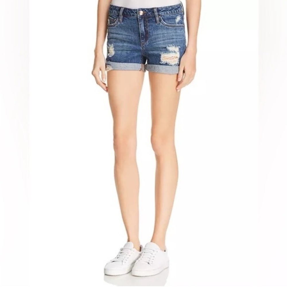 Joe's‎ Jeans The Rolled Denim Distressed Shorts in Vaneza 27